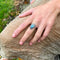 Labradorite Teardrop Ring - Aditi