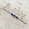 Lapis Triple Gemstone Bracelet - Clio