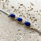 Lapis Triple Gemstone Bracelet - Clio