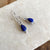 Lapis Lazuli Teardrop Earrings - Safi