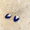 Lapis Lazuli Teardrop Earrings -Metzi