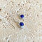 Lapis Lazuli Small Round Earrings - Jyn