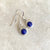 Lapis Lazuli Small Round Earrings - Jyn