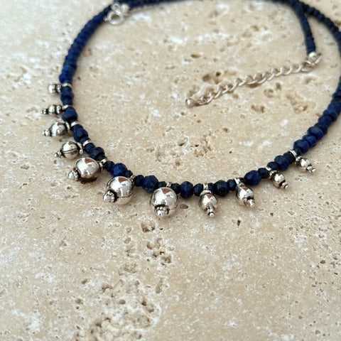 Lapis Lazuli Beaded Necklace - Bukhara