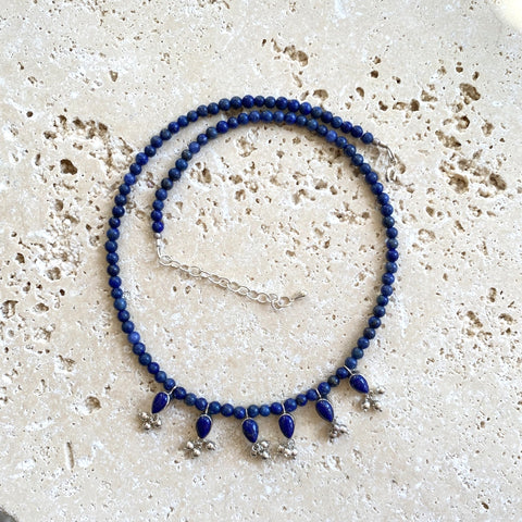 Lapis Lazuli Beaded Necklace