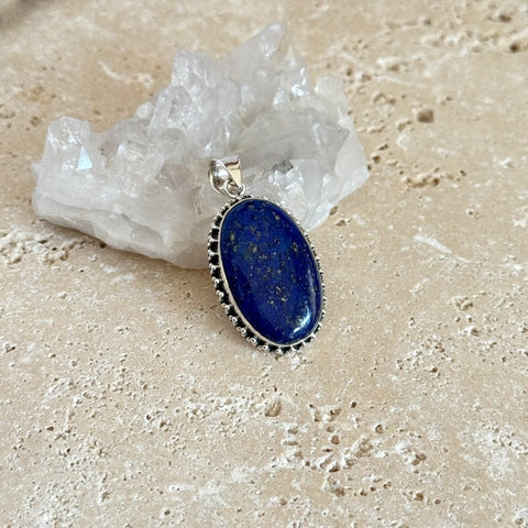 Lapis Lazuli Large Oval Pendant