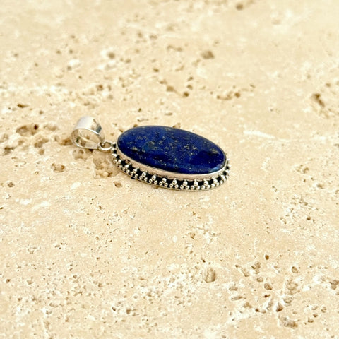 Lapis Lazuli Large Oval Pendant
