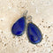 Lapis Lazuli Teardrop Pendant - Noir