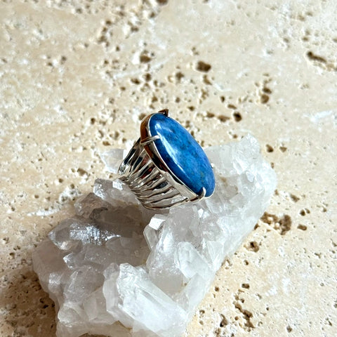 Lapis Lazuli Oval Ring - Nadia