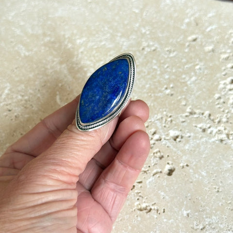 Lapis Lazuli Marquise Ring - Jyoti