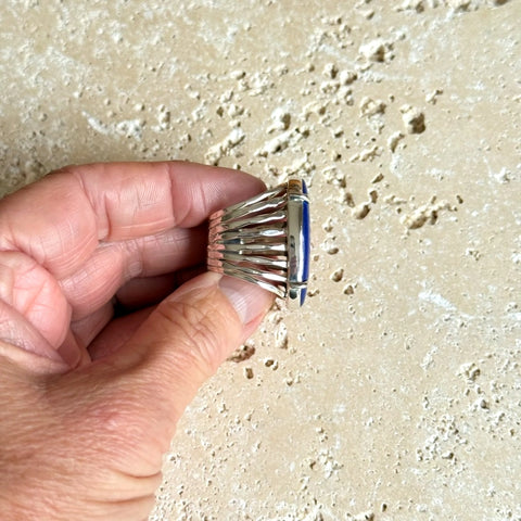 Lapis Lazuli Oval Ring - Nadia