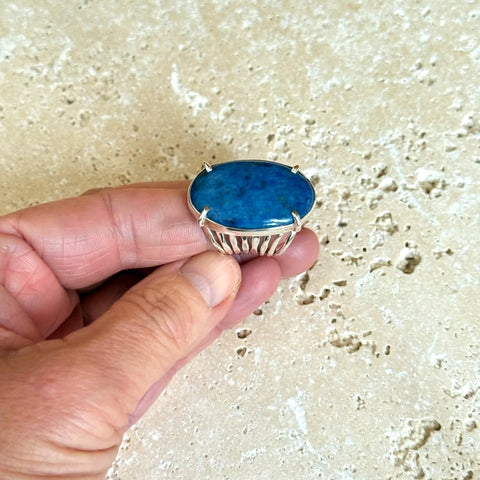 Lapis Lazuli Oval Ring - Nadia