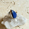Lapis Lazuli Teardrop Ring - Nadia