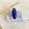 Lapis Lazuli Long Oval Ring - Lila