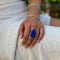 Lapis Lazuli Large Oval Ring - Devani