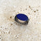 Lapis Lazuli Large Oval Ring - Mt Abu