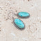 Larimar Oval Pendant & Earring Set - Mishka