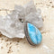 Larimar Teardrop Pendant - Tulsi