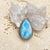 Larimar Teardrop Pendant - Tulsi