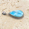 Larimar Teardrop Pendant - Tulsi