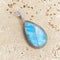 Larimar Teardrop Pendant - Tulsi