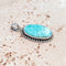 Larimar Oval Pendant & Earring Set - Mishka