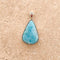 Larimar Teardrop Pendant - Mishka