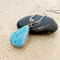 Larimar Teardrop Pendant - Mishka