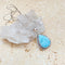 Larimar Teardrop Pendant - Mishka