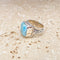 Larimar Square Ring - Kumari