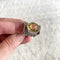 Lemon Quartz Rose Cut Mt Abu Ring