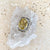 Lemon Quartz Rose Cut Mt Abu Ring
