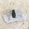 Moldavite Silver Contour Ring