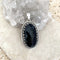 Onyx Oval Gemstone Pendant - Anjali