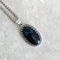 Onyx Oval Gemstone Pendant - Anjali