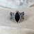 Onyx Ring - Marquise