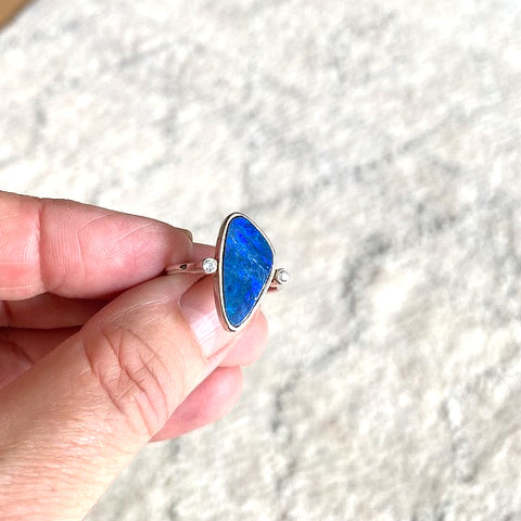 Opal Asymmetrical Ring