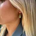Peridot Round Gem Earrings - Jyn
