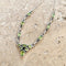 Peridot Faceted Gem Necklace - Aria