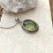 Prehnite Large Oval Pendant - Tulsi