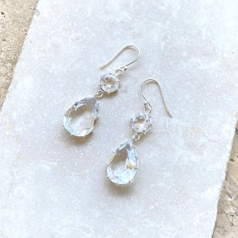 Quartz Crystal Earrings - Gigi