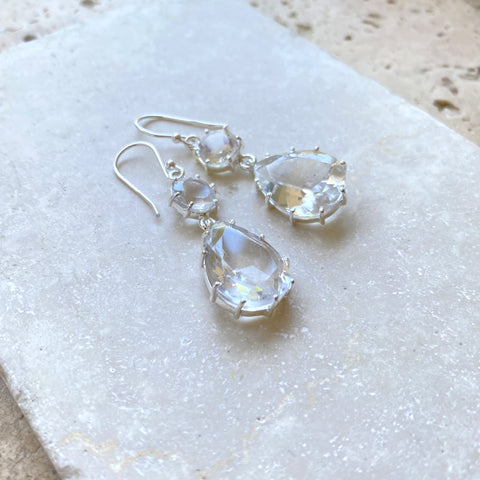 Quartz Crystal Earrings - Gigi