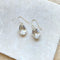 Quartz Crystal Oval Earrings - Grace