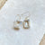 Quartz Crystal Rectangular Earrings - Grace