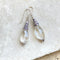 Quartz Crystal Beaded Earrings