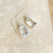 Quartz Crystal Rectangular Earrings - Grace