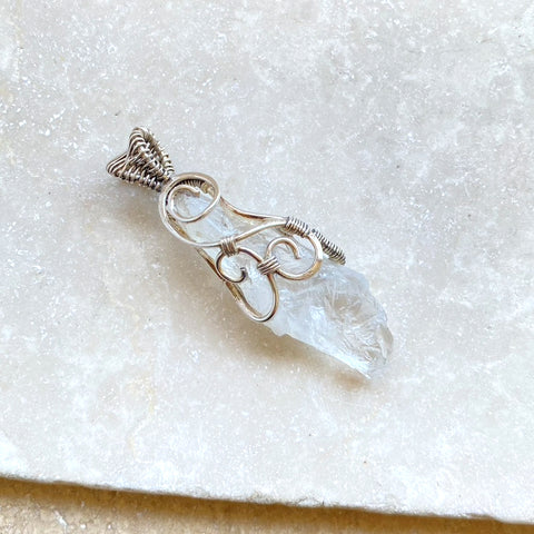 Quartz Pendant - Natural Double Terminator