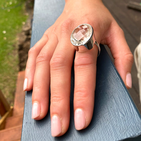 Quartz Crystal Ring - Solange