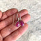 Ruby Red Quartz Teardrop Earrings - Melita