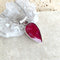 Ruby Red Quartz Teardrop Amrita Necklace